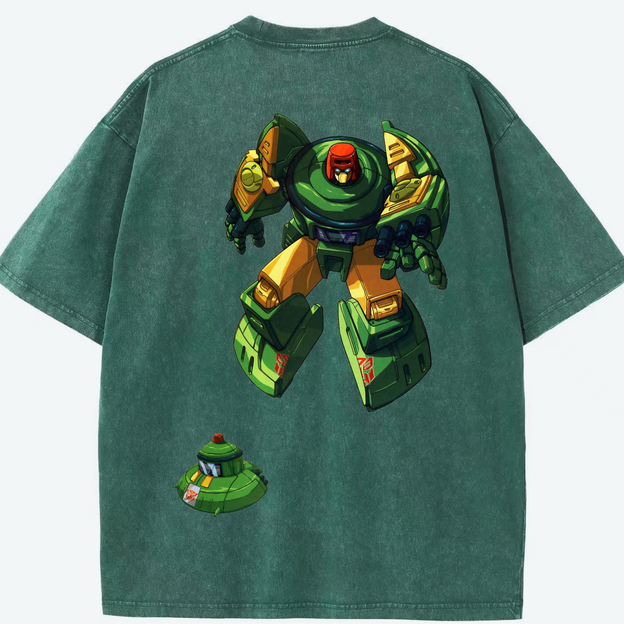 （画像用）  綿100% ヴィンテージ風 半袖Tシャツ（背面プリント）